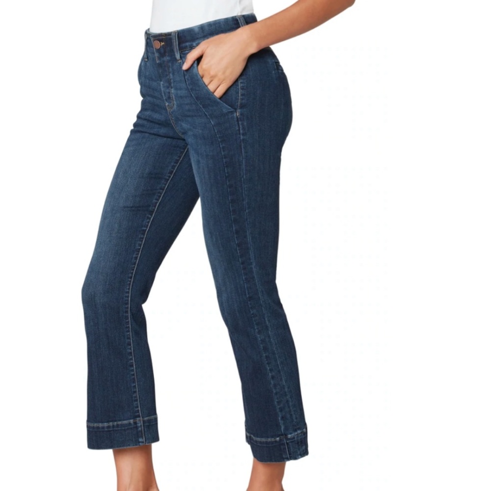 Liverpool Crop Flare Jeans